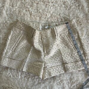 LC Lauren Conrad Beige Textured Shorts